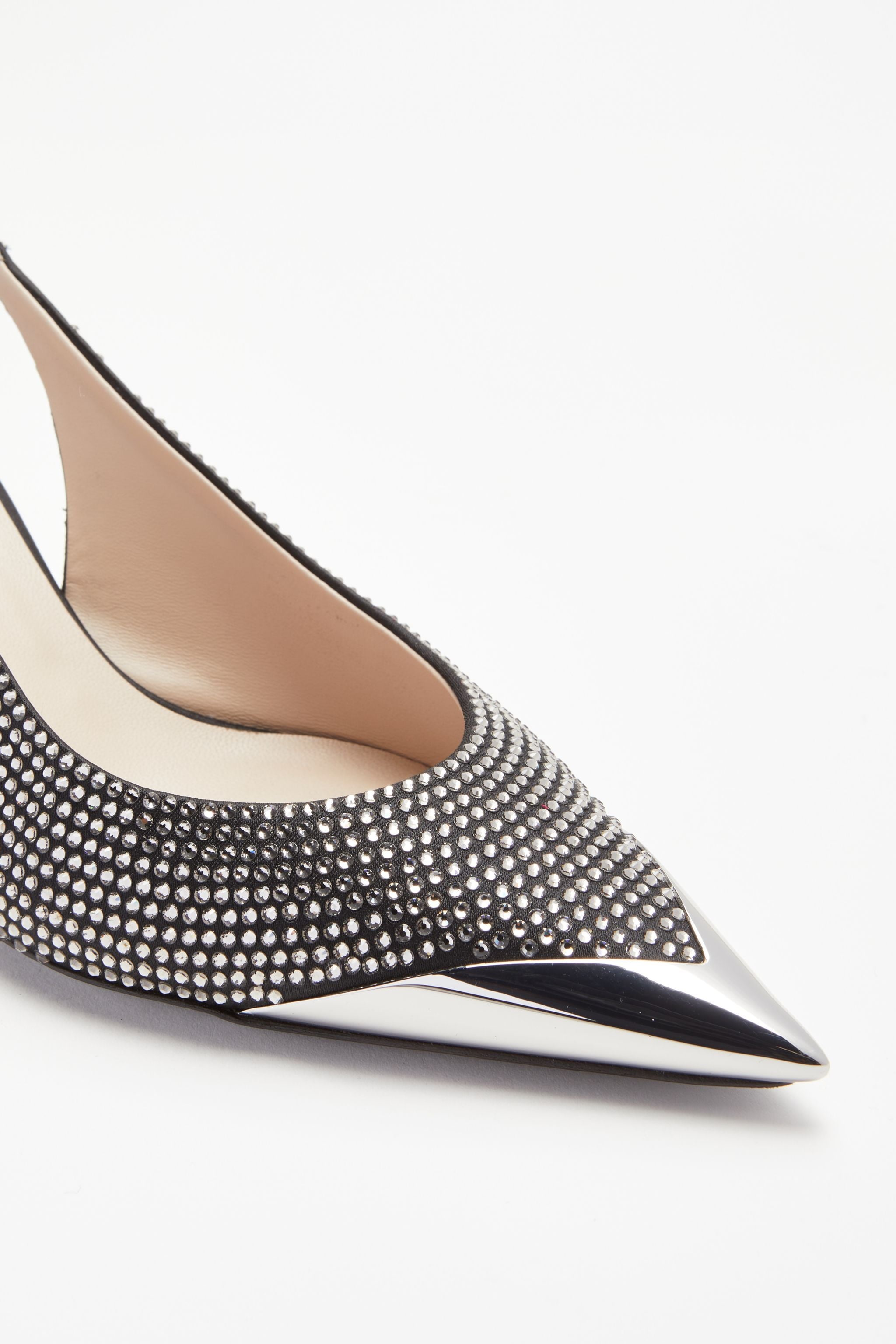 CRYSTAL-EMBELLISHED SLINGBACK PUMPS - 5