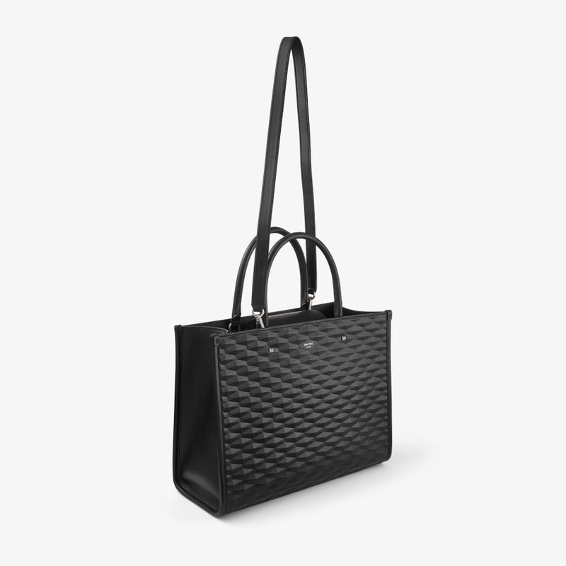 Avenue M Tote
Black Diamond Embossed 3D Leather Tote Bag 6