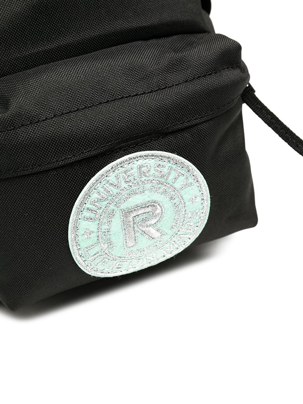 logo patch detail backpack - 4