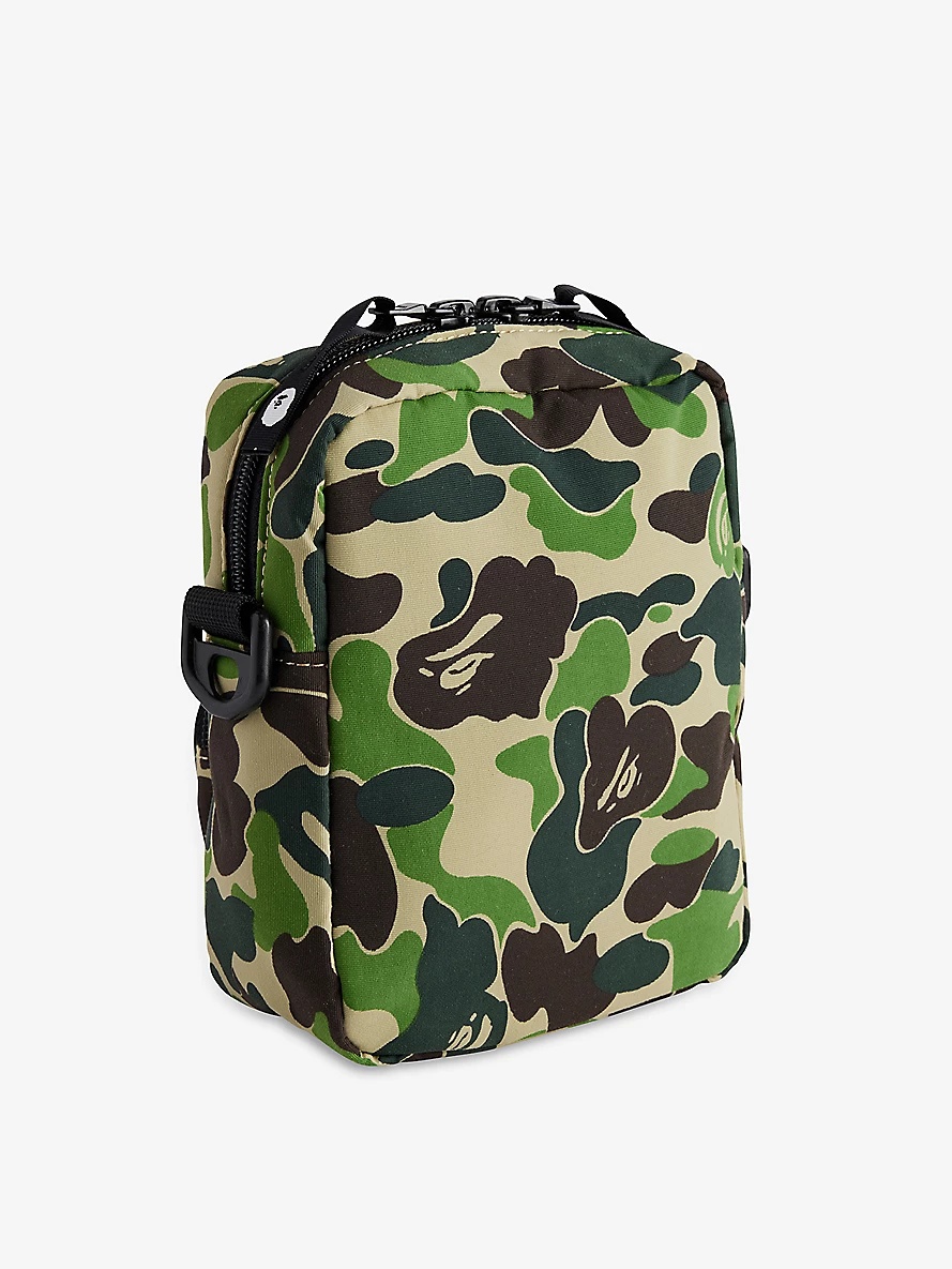 A Bathing Ape Mini Shark Shell Cross-body Bag in Green for Men