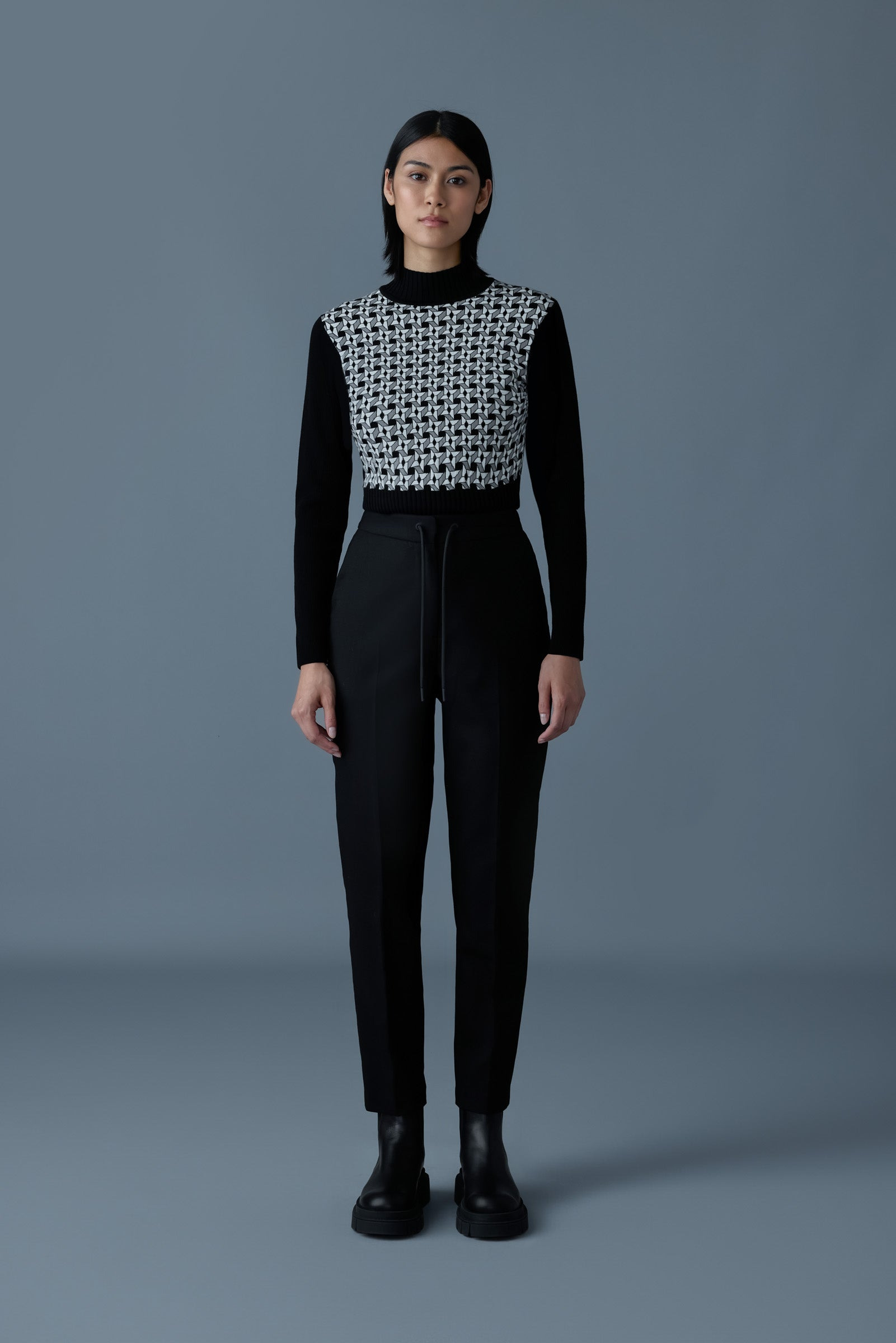 NIDYA Wool half-lined pants - 2