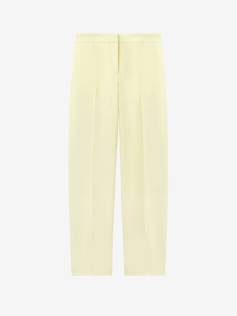 Alexander McQueen Wool Gabardine Cigarette Trousers outlook