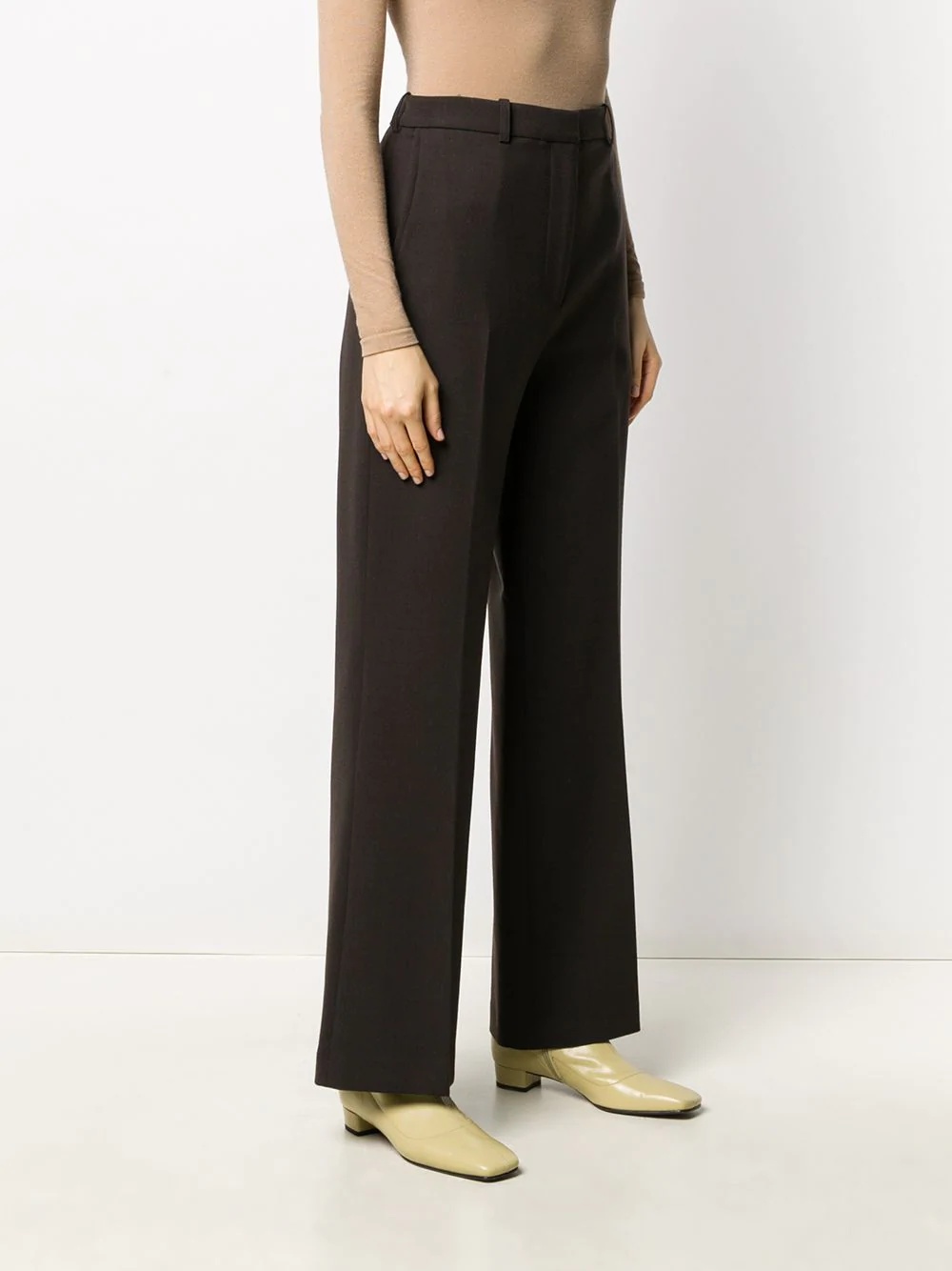 flared tailored trousers - 3