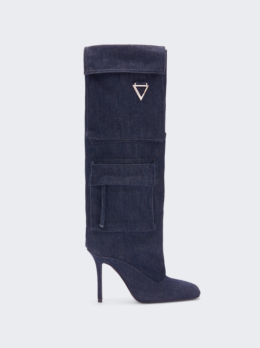 Sienna Tube Boot 105mm Dark Blue - 1