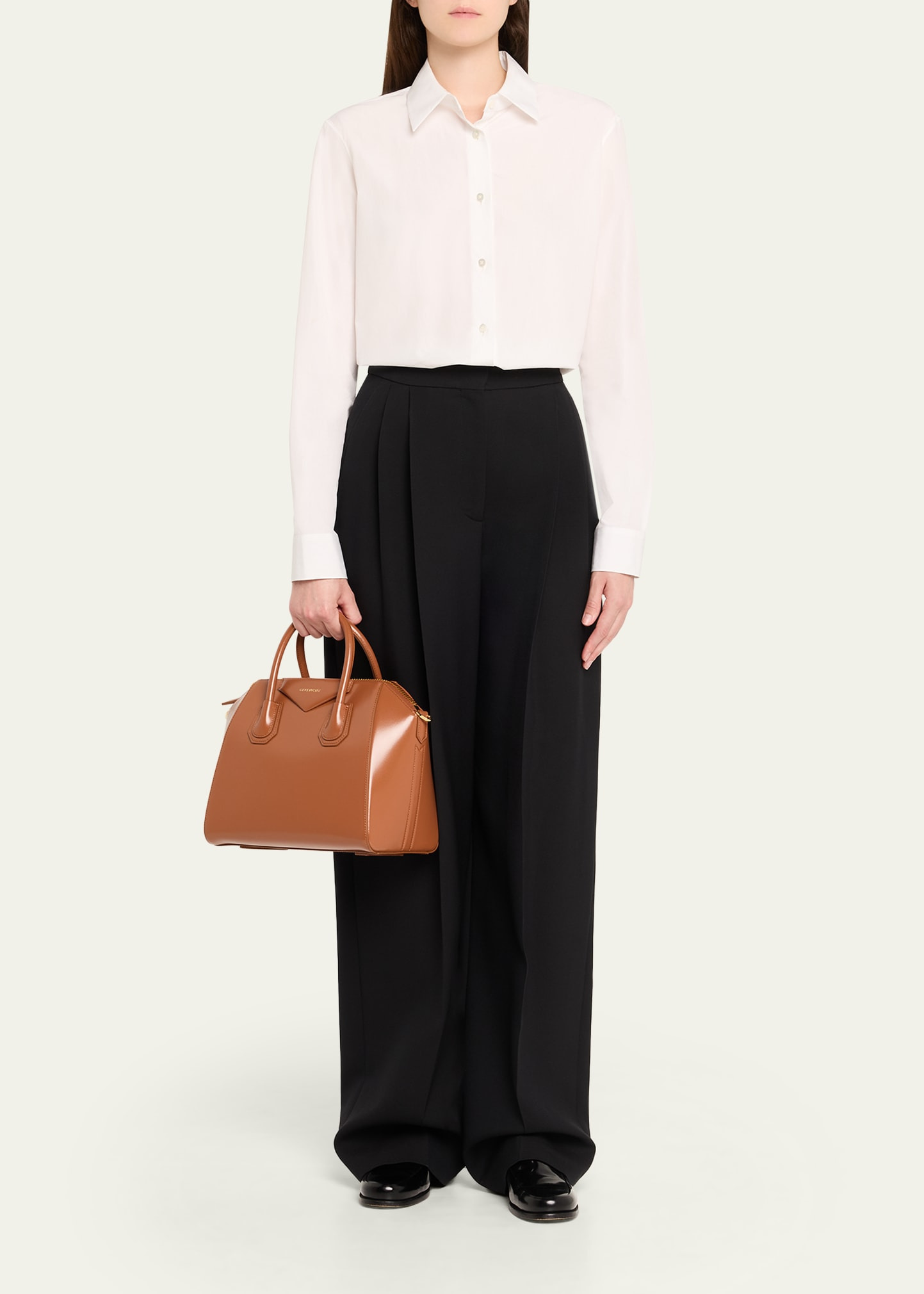Antigona Small Top-Handle Bag in Box Leather - 6