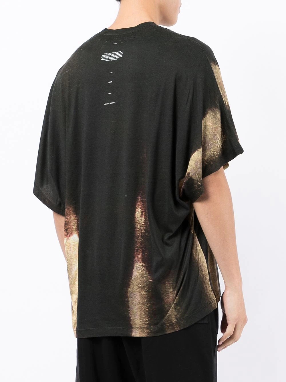 abstract-print T-shirt - 4