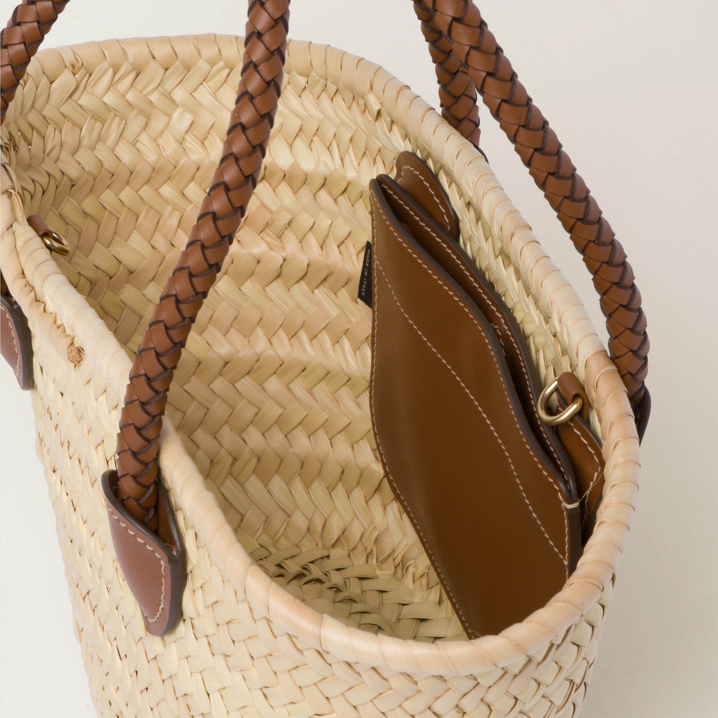 Woven fabric tote bag - 7