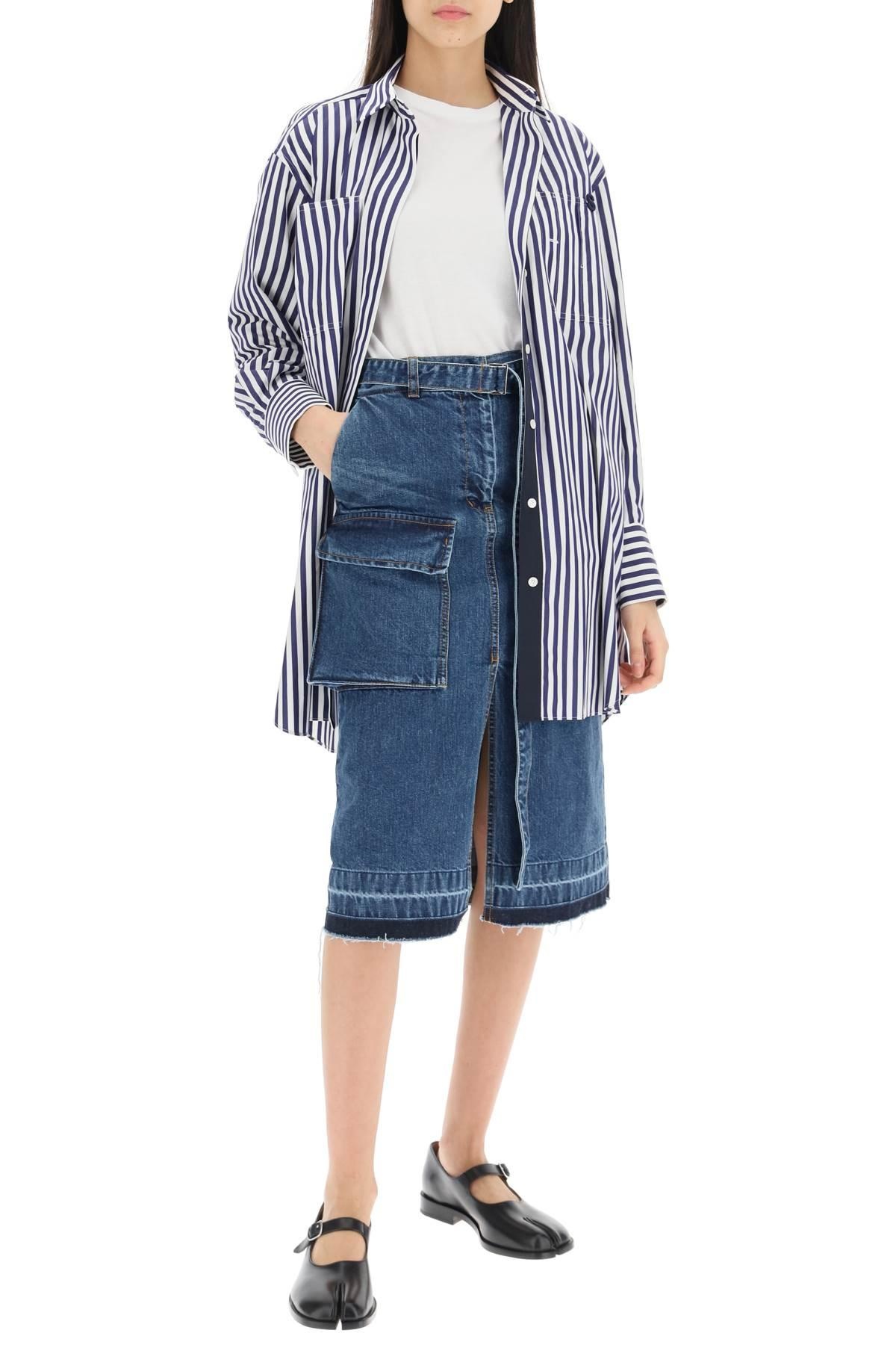 STRIPED COTTON POPLIN SHIRT - 2