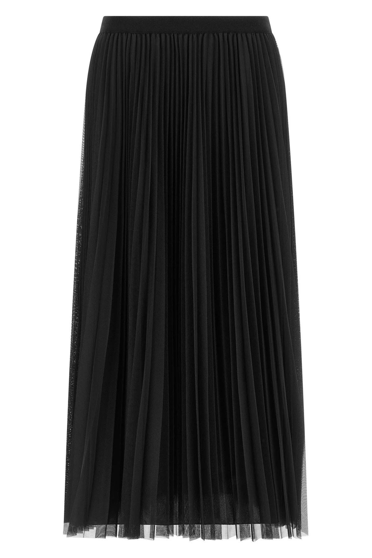 Tulle Pleated Skirt - 1