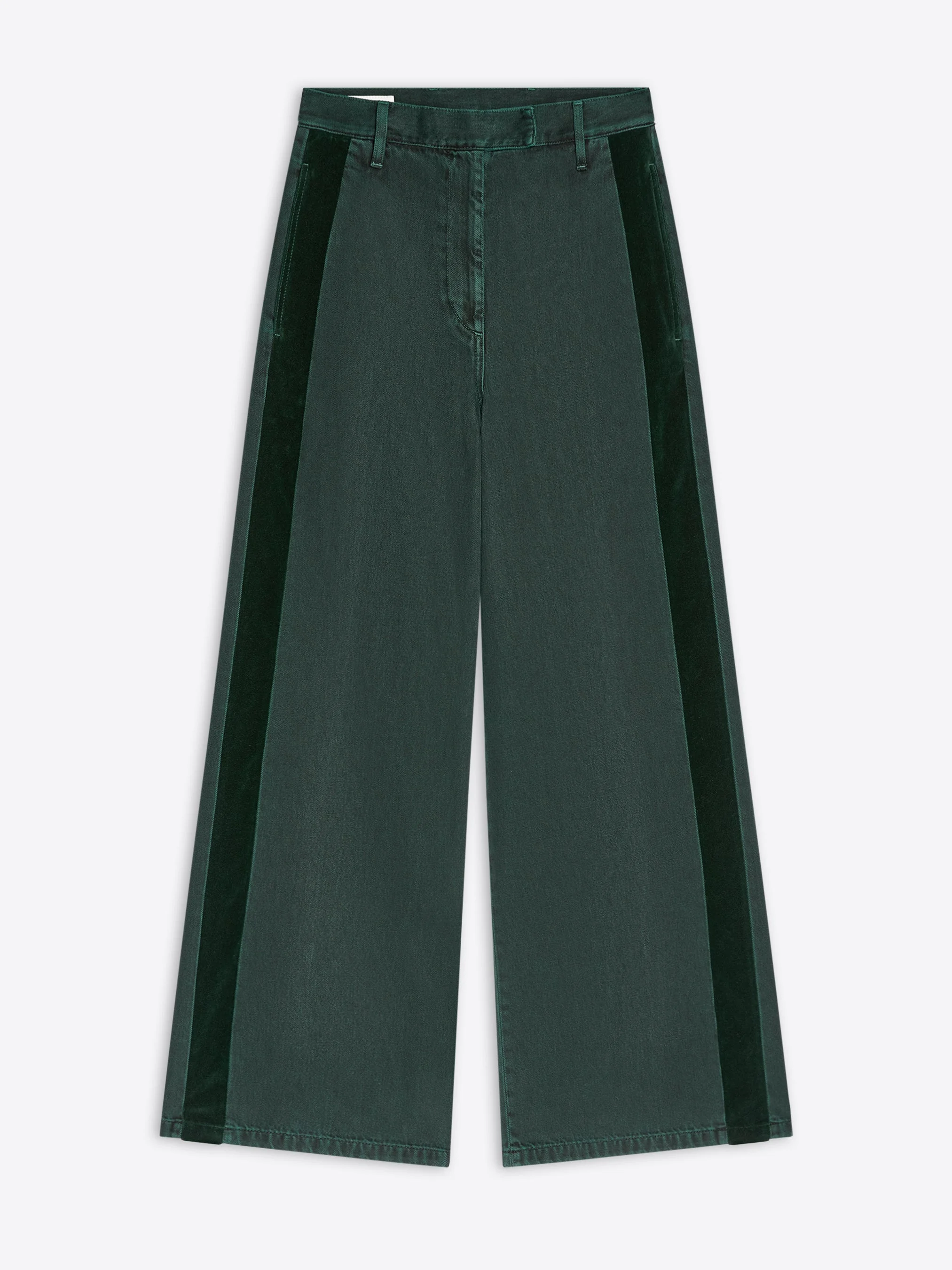 DYED DENIM PANTS - 1