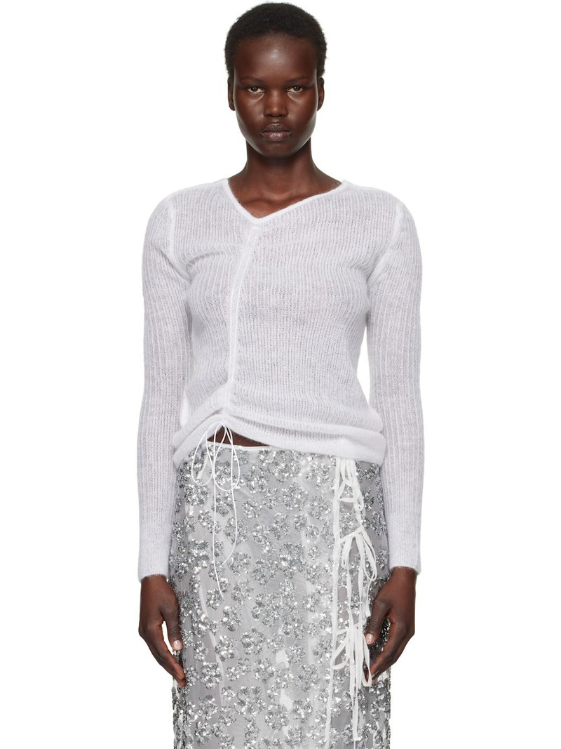 White Ussi Sweater 1