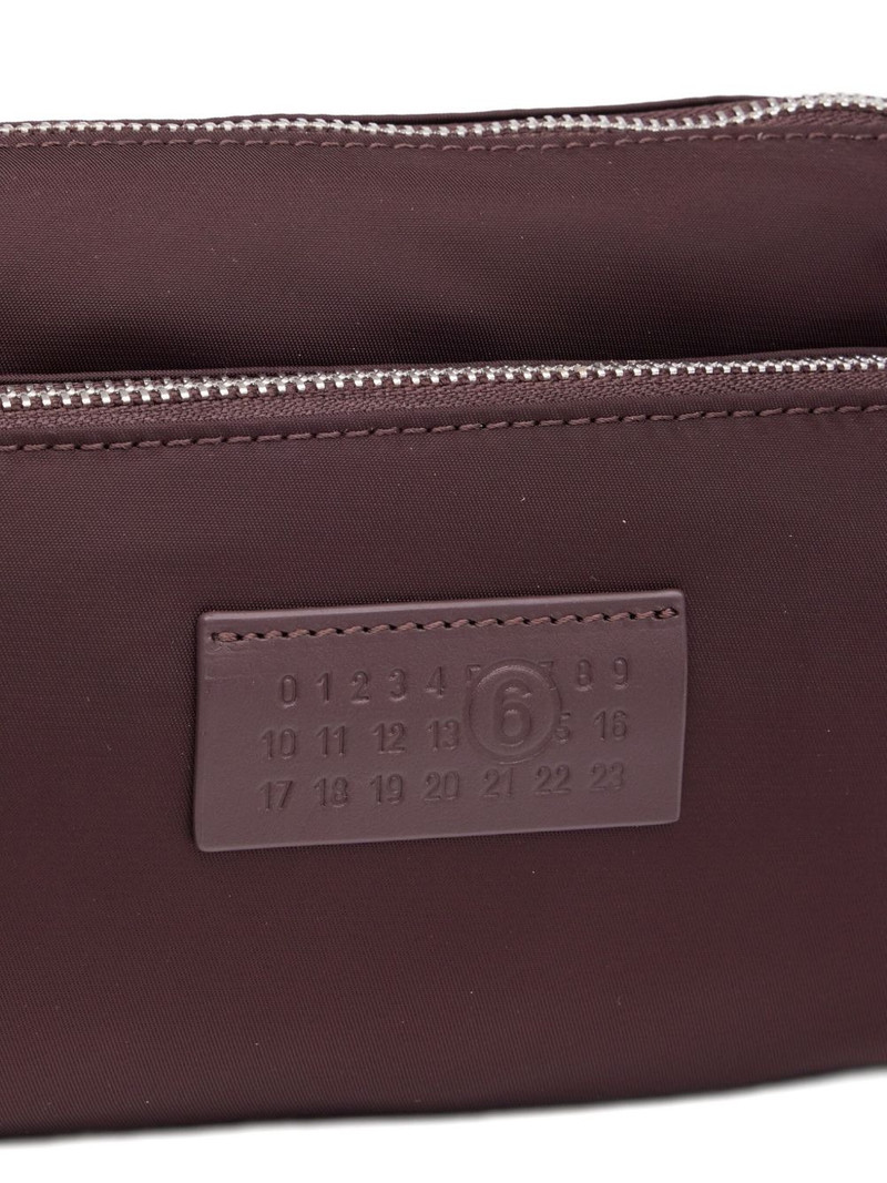Numeric-patch cross body bag 7
