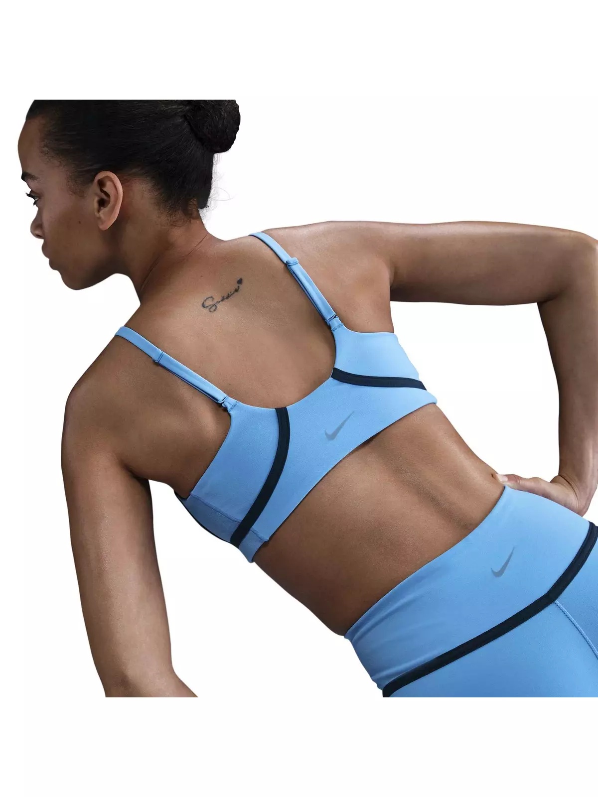 Women's One Light-Support Lightly Lined Sports Bra-Blue - 3