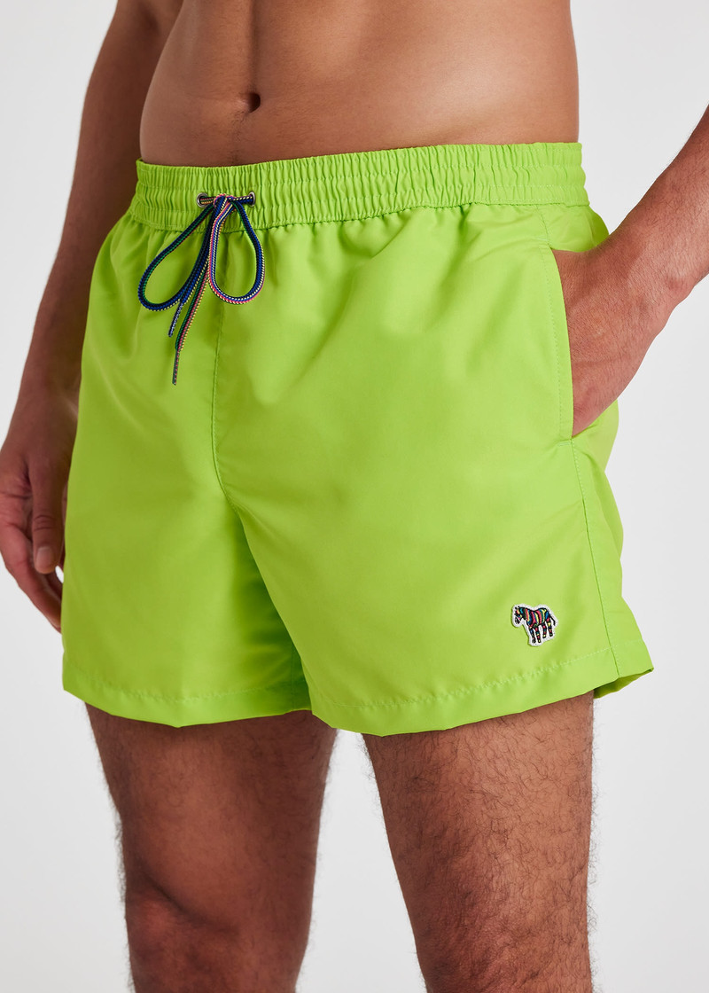 Zebra Logo Swim Shorts 7