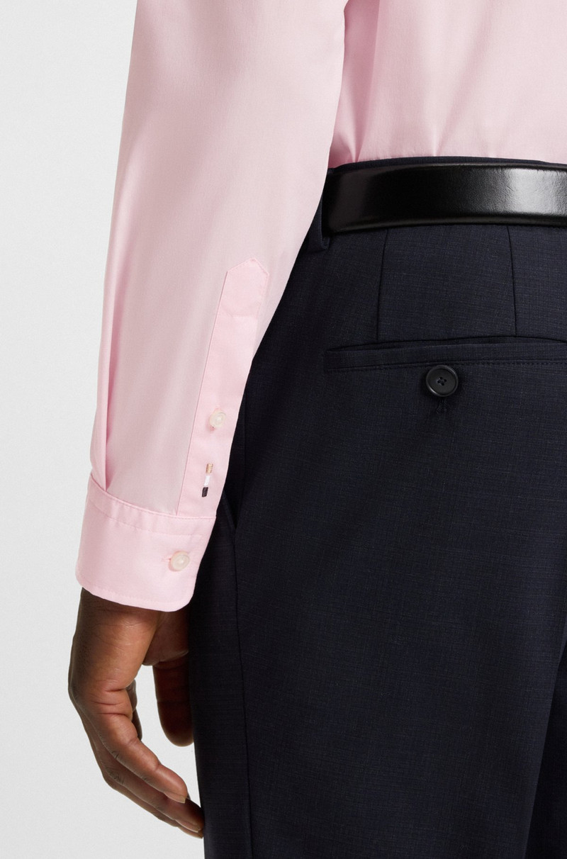 SLIM-FIT SHIRT WITH DOUBLE B MONOGRAM 6