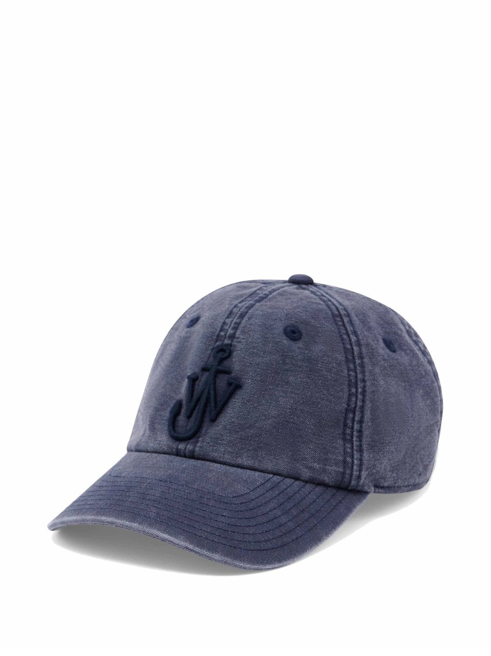 logo-embroidered cotton baseball cap - 3