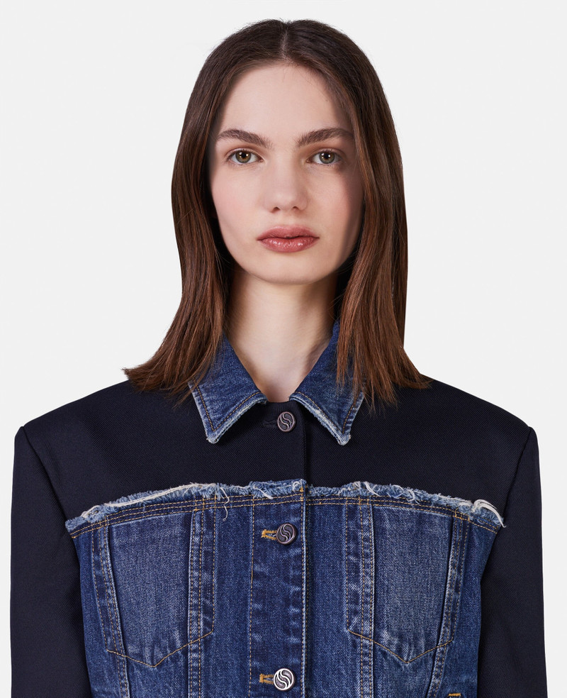 Twill Panelled Denim Jacket 4