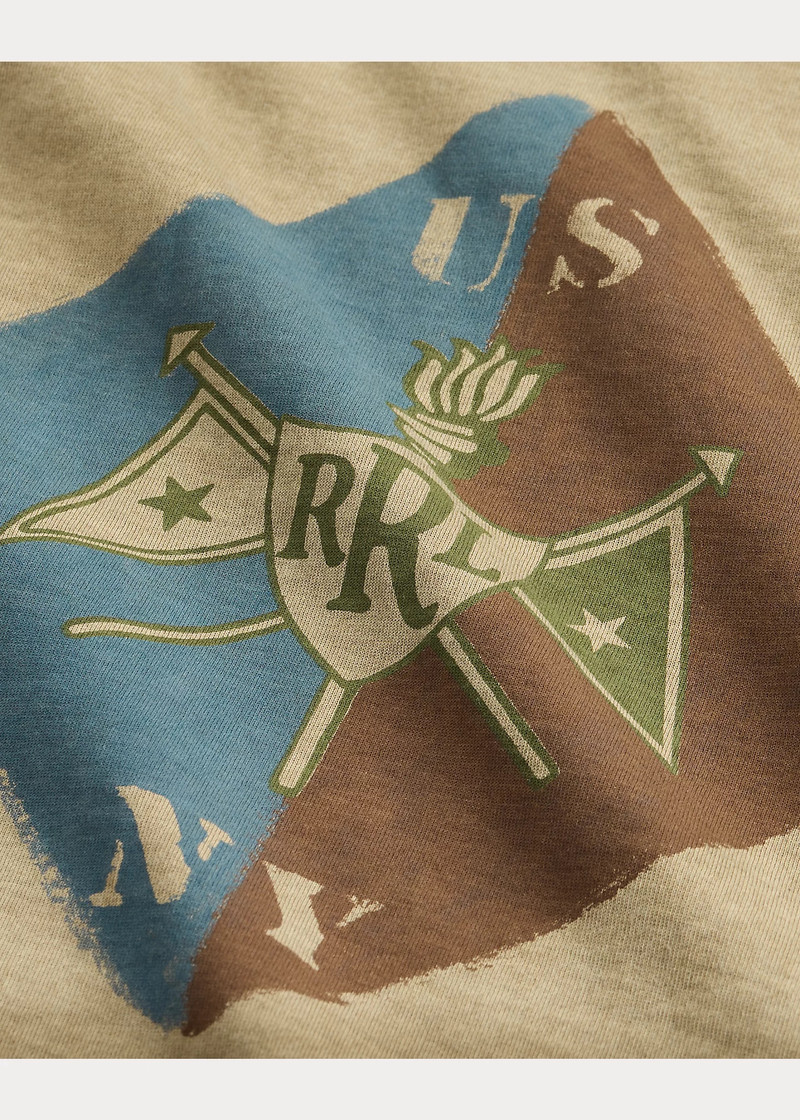 Garment-Dyed Jersey Graphic T-Shirt 4