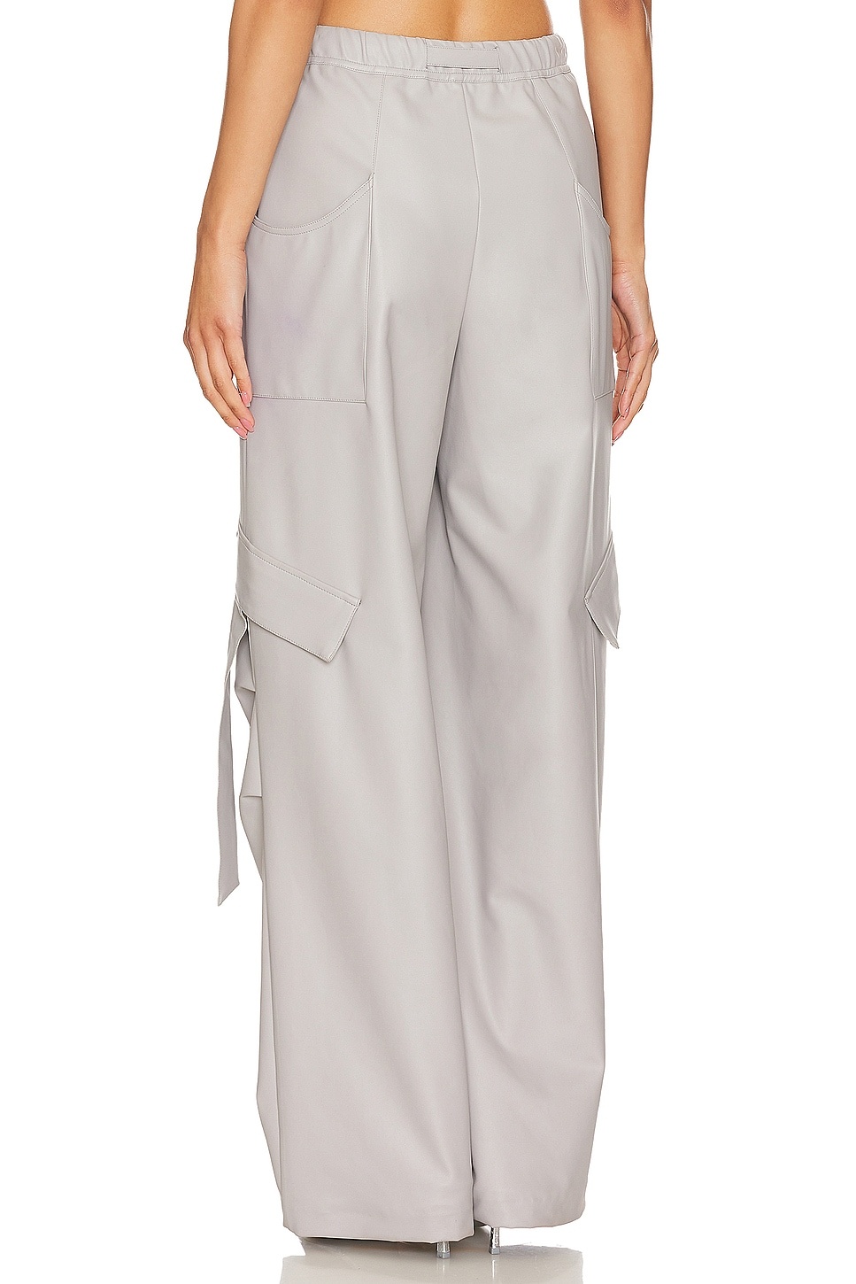 Faux Leather Utility Pant - 3
