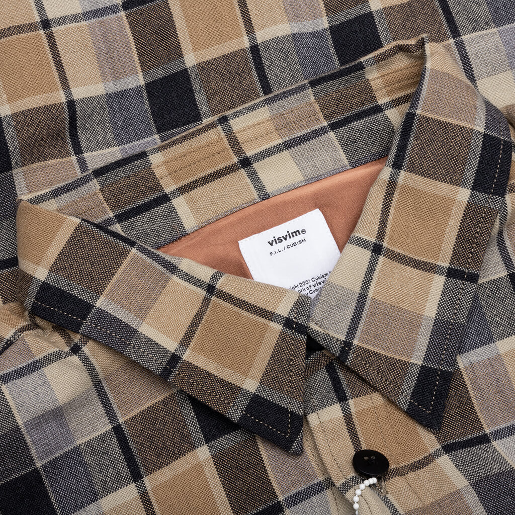 LUMBER CHECK L/S (W/L) - BEIGE - 3
