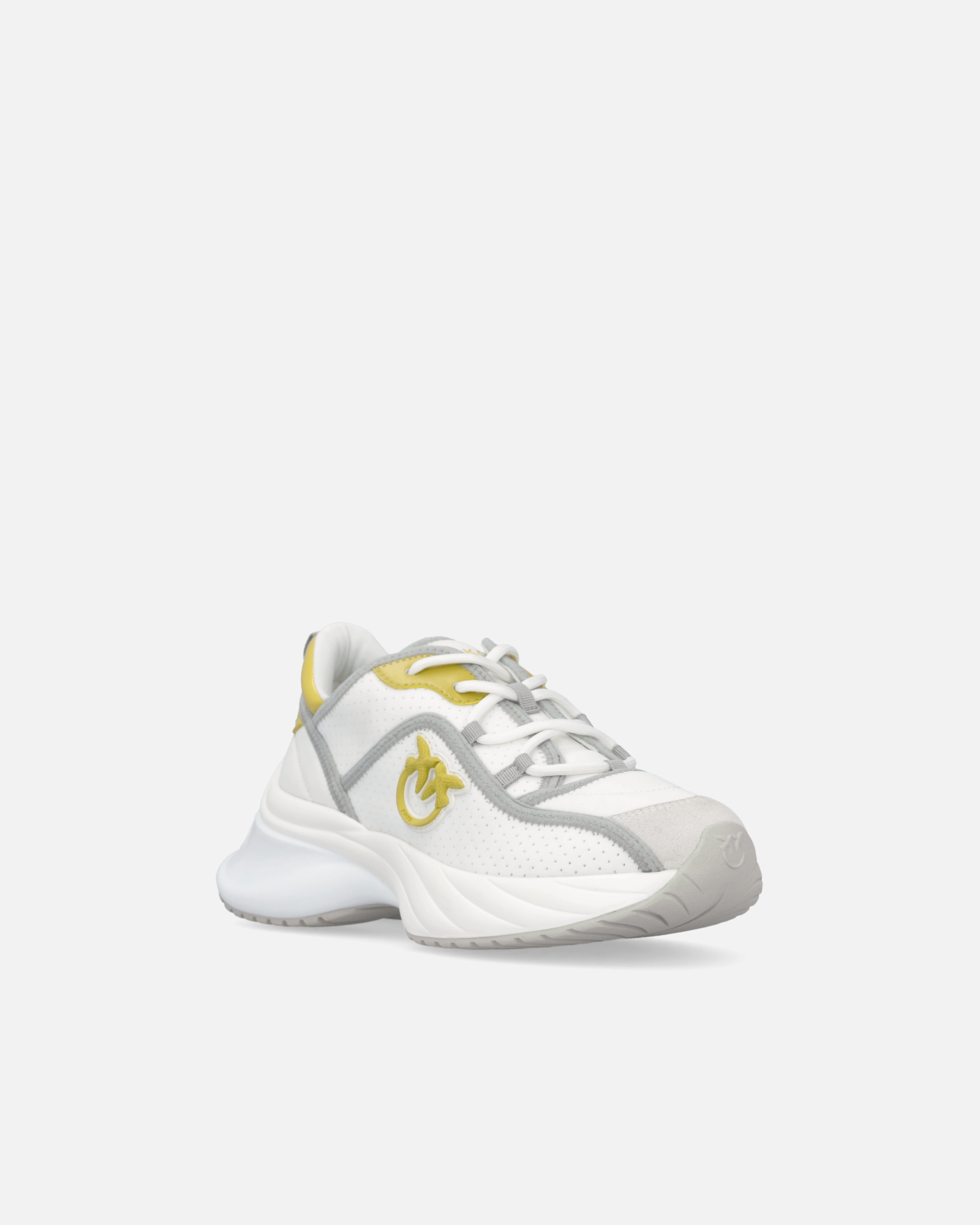 ARIEL PERFORATED SNEAKERS WITH BIRD LOGO - 2