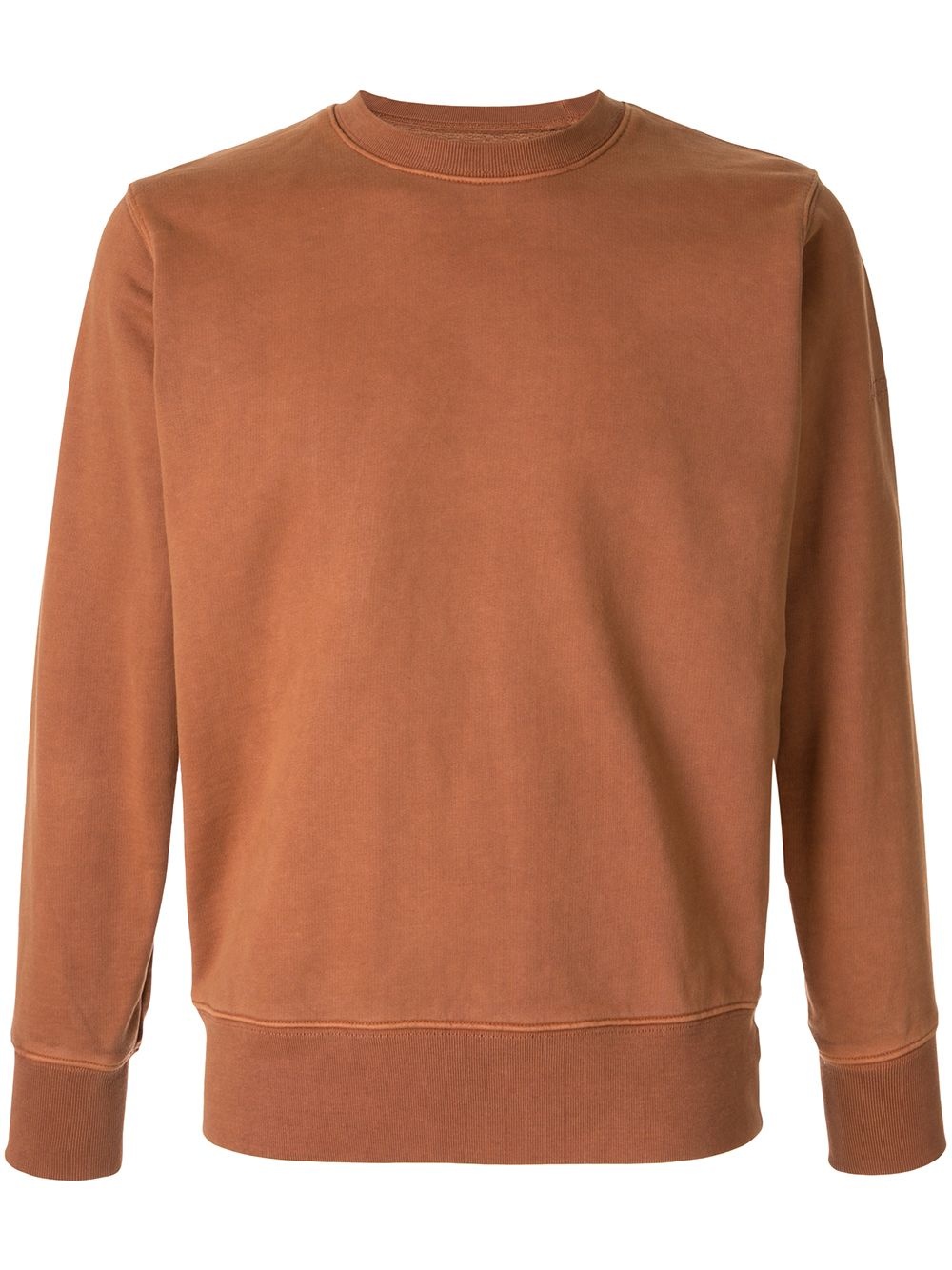 Overdyed crew neck sweatshirt - 1