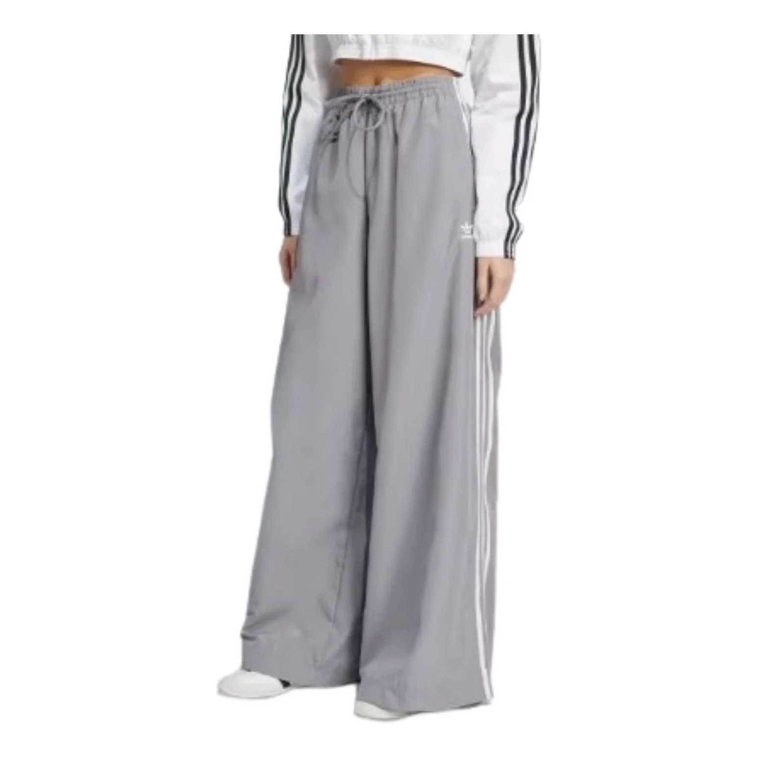(WMNS) adidas Adilenium Oversized Track Pants Asia Sizing 'Grey' JD3389 - 1