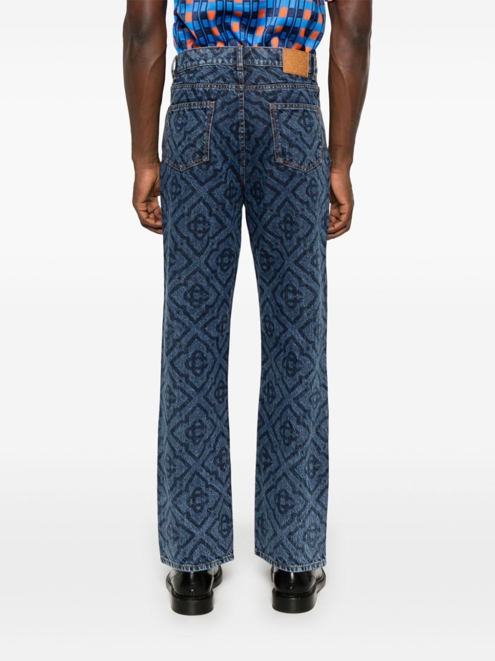 Laser Monogram jeans - 4