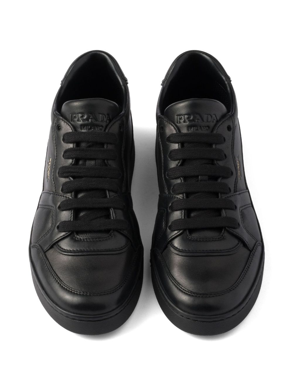 leather sneakers - 4