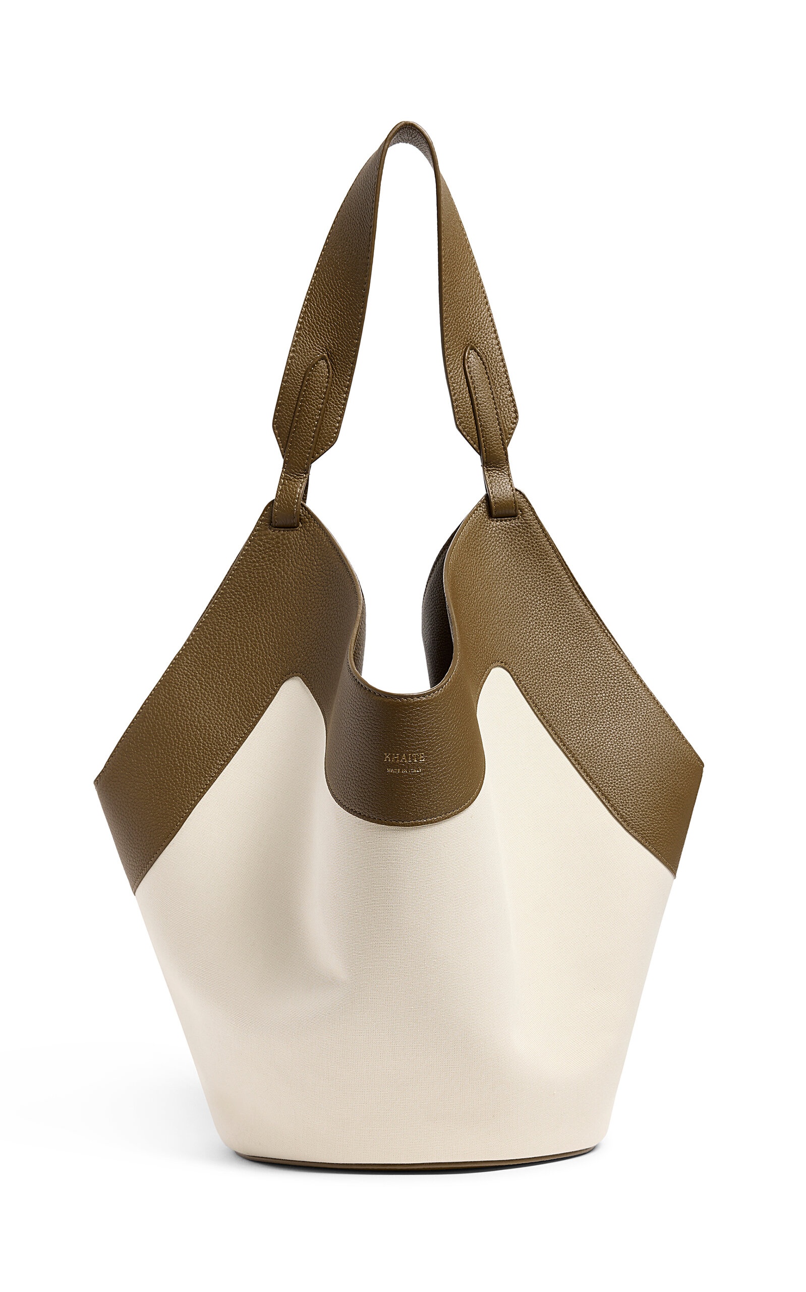 Lotus Medium Canvas Tote Bag ivory - 2