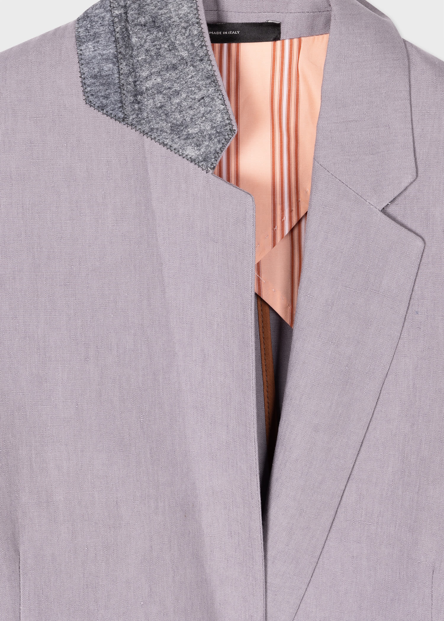Heather Grey Linen Suit - 5