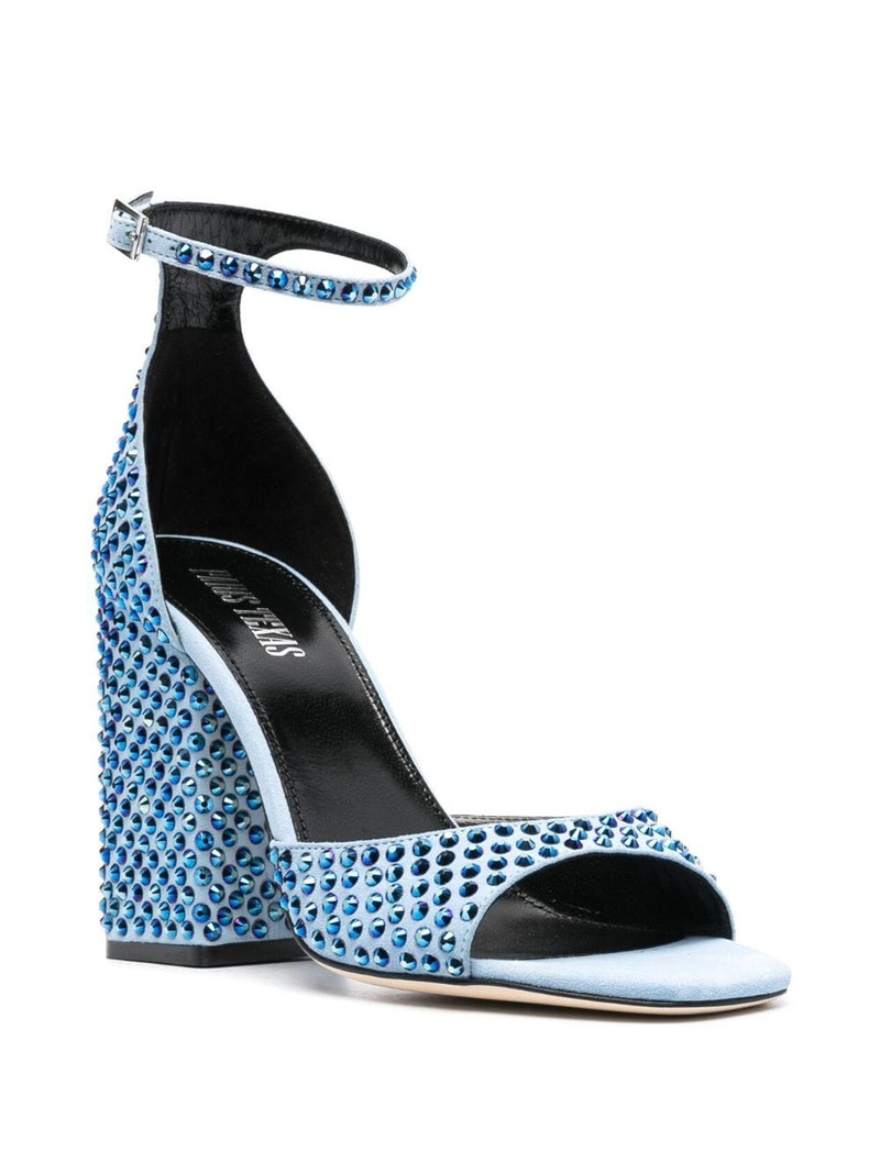 PARIS TEXAS Holly Fiona 100mm rhinestone sandals outlook