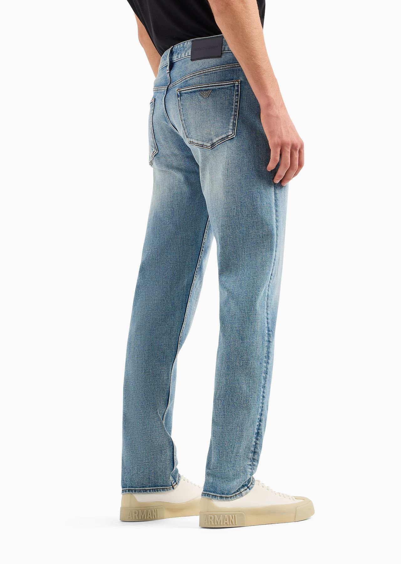 J75 Slim-fit faded denim jeans - 3