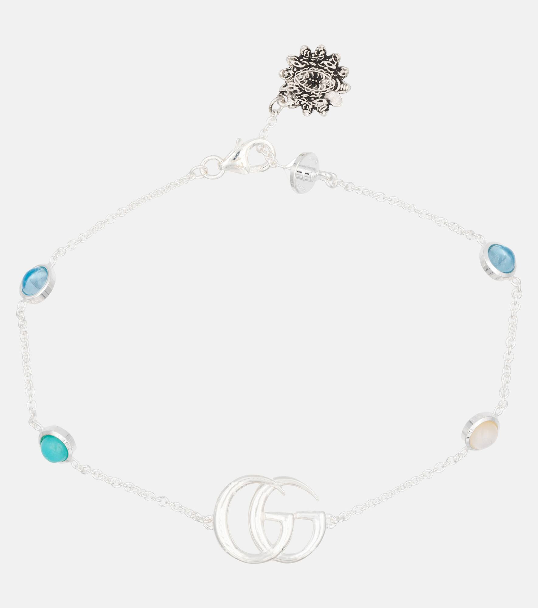GG Marmont Flower sterling silver bracelet - 1
