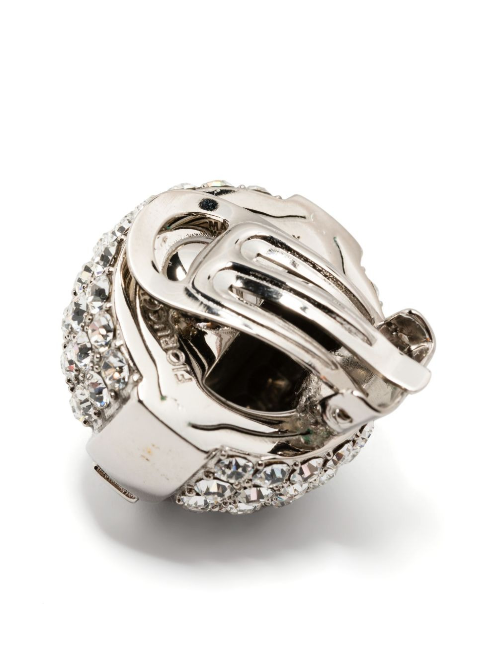 crystal-embellished earring - 3