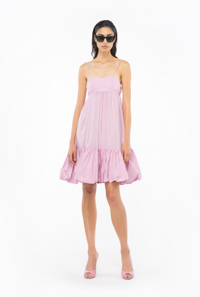 PINKO DRESS WITH THIN STRAPS AND FLOUNCE outlook