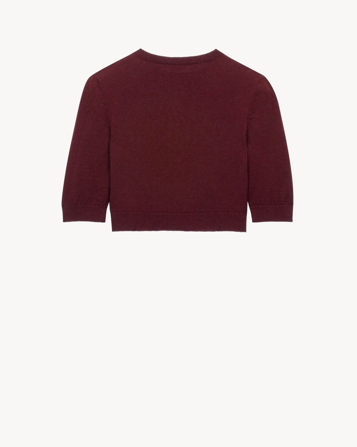 CROPPED CARDIGAN IN WOOL - 2