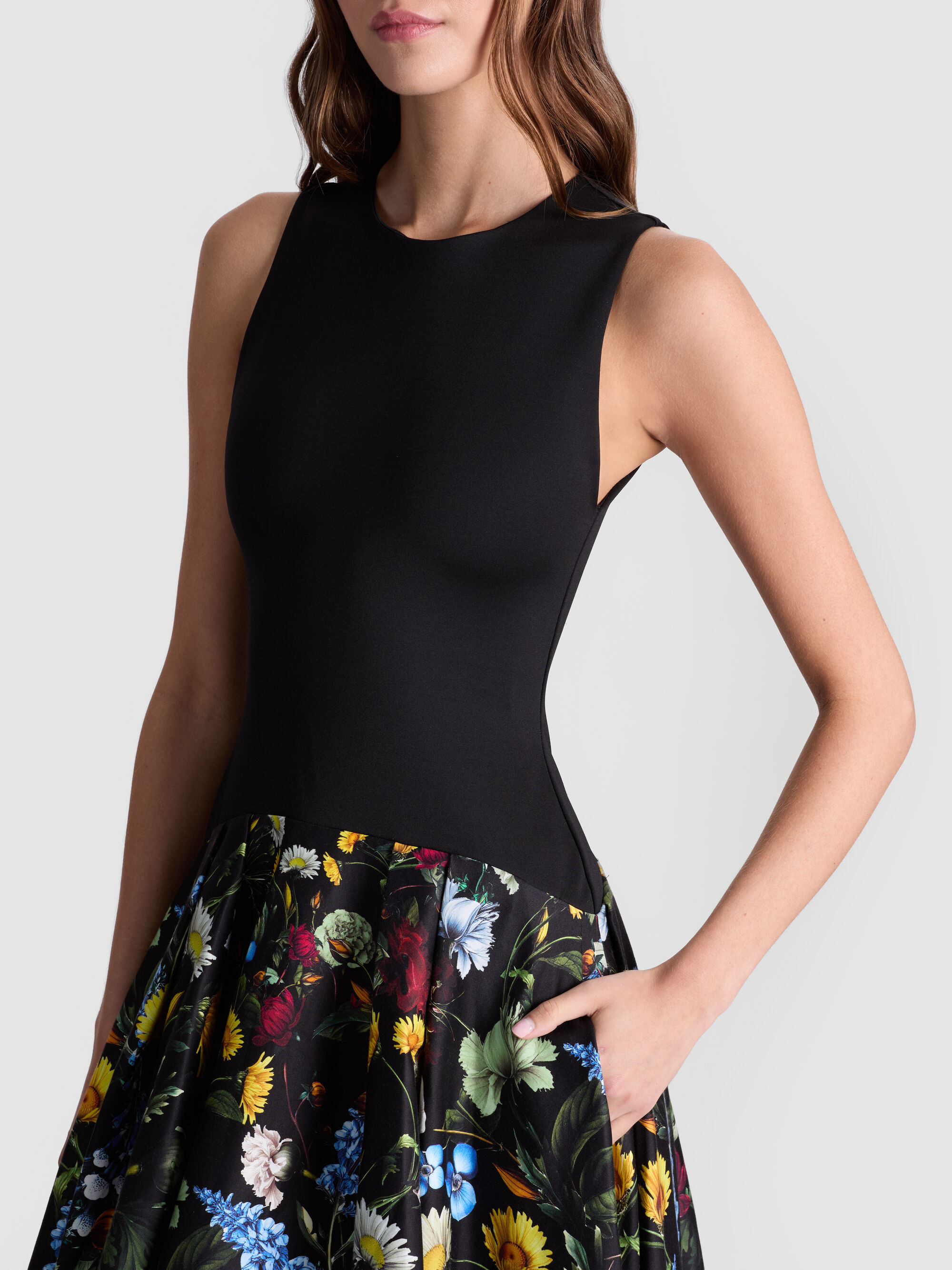 ADLEY DROP WAIST MIDI DRESS - 3