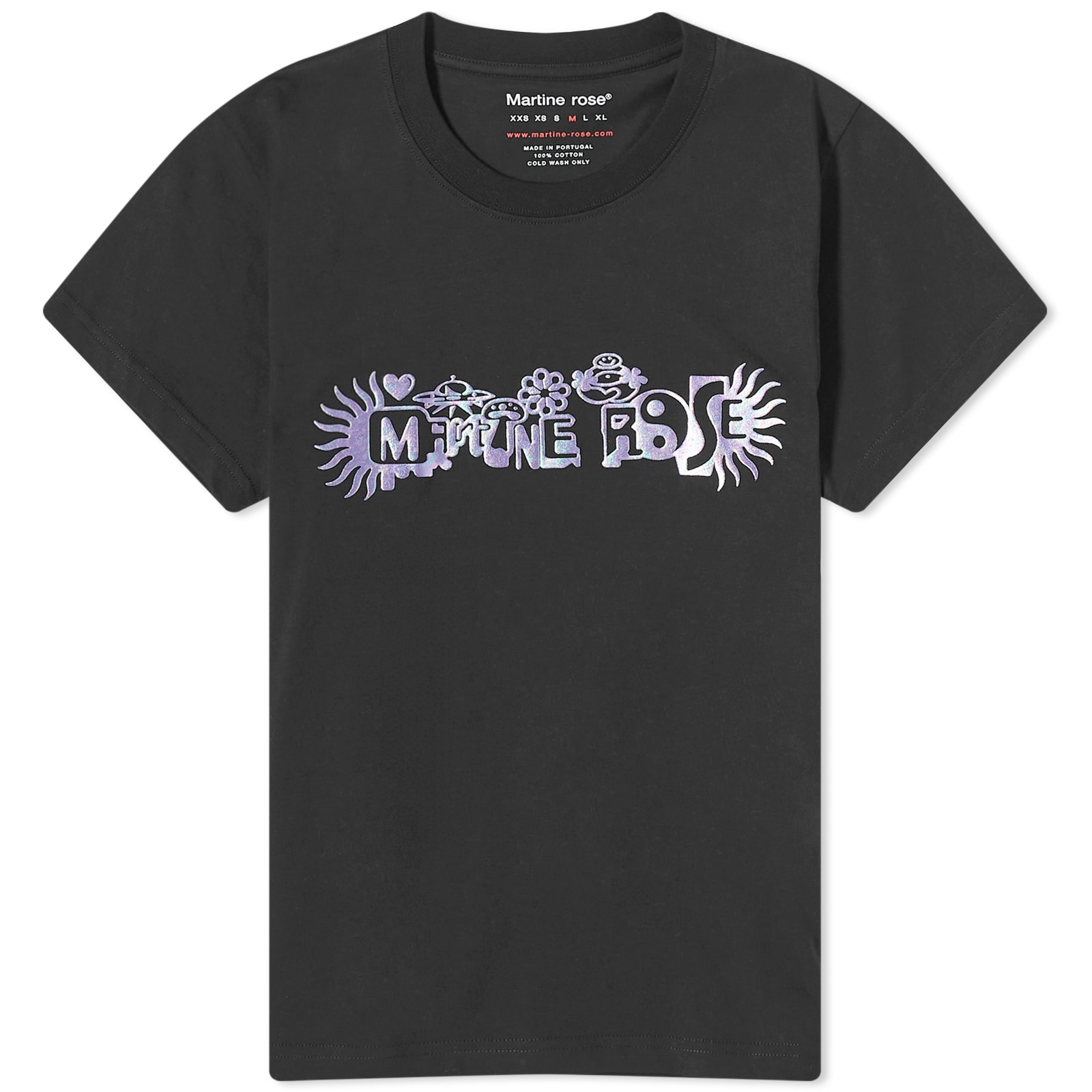 Martine Rose Logo Shrunken T-Shirt - 1