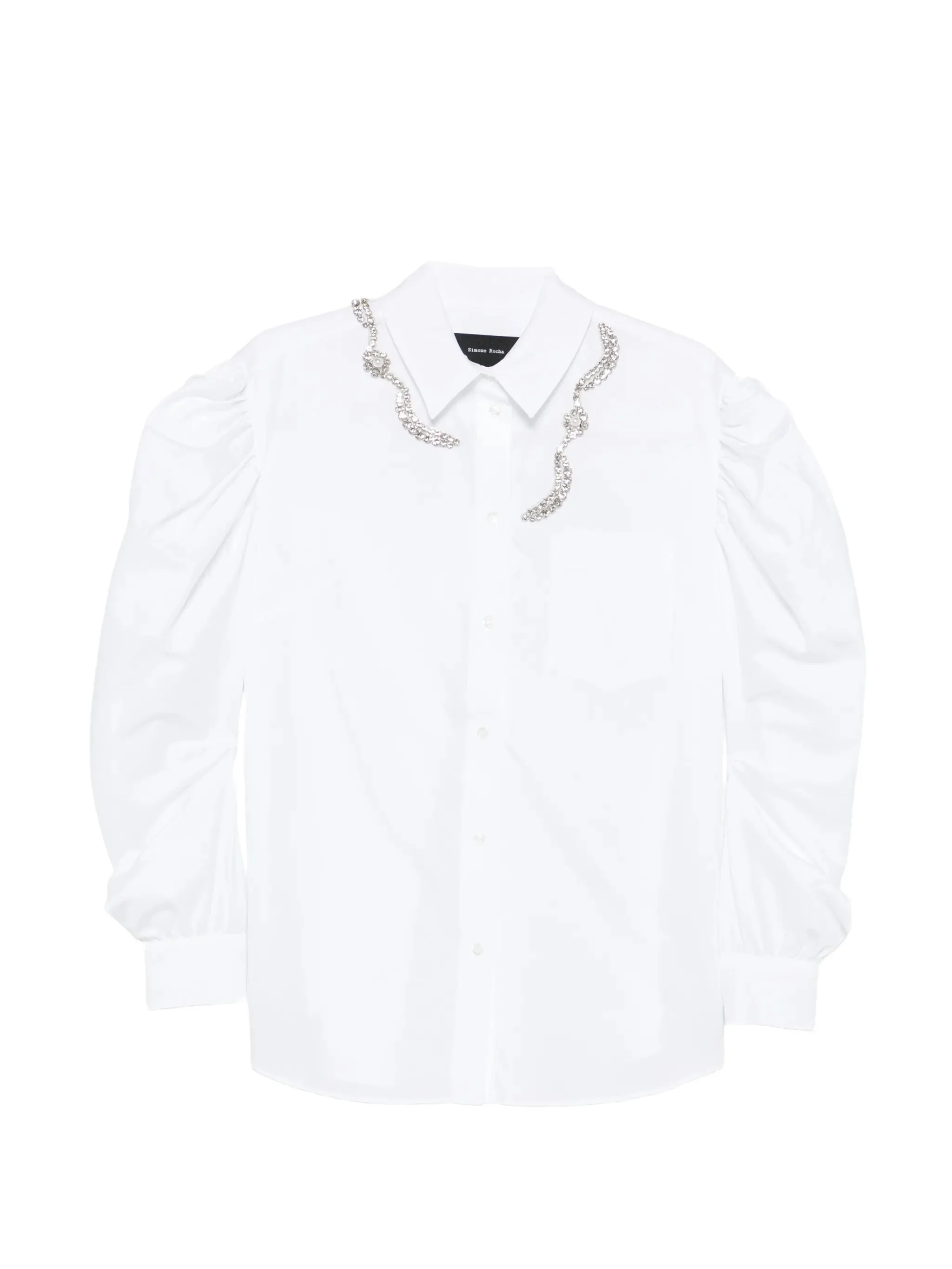 draped sleeve shirt - 1