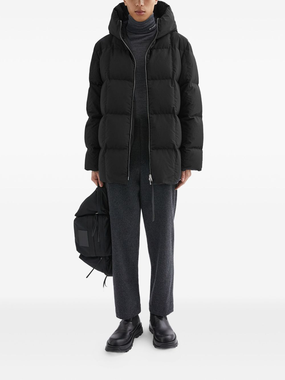 quilted down jacket - 2