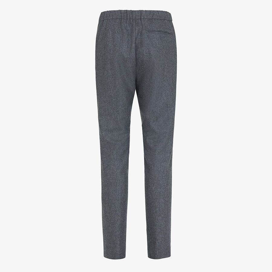 Gray wool pants - 6