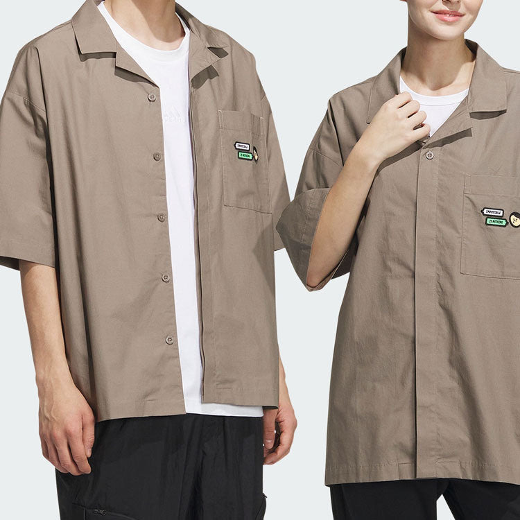 adidas Graphic Shirts 'Brown' IA8099 - 5
