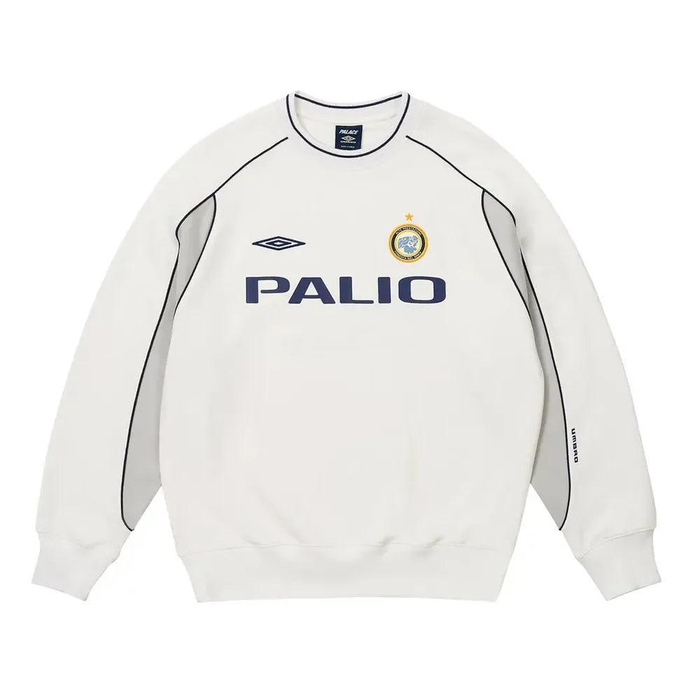 PALACE Palace x Umbro Warm Up Crewneck Sweatshirt Grey P26UMCS131 REVERSIBLE