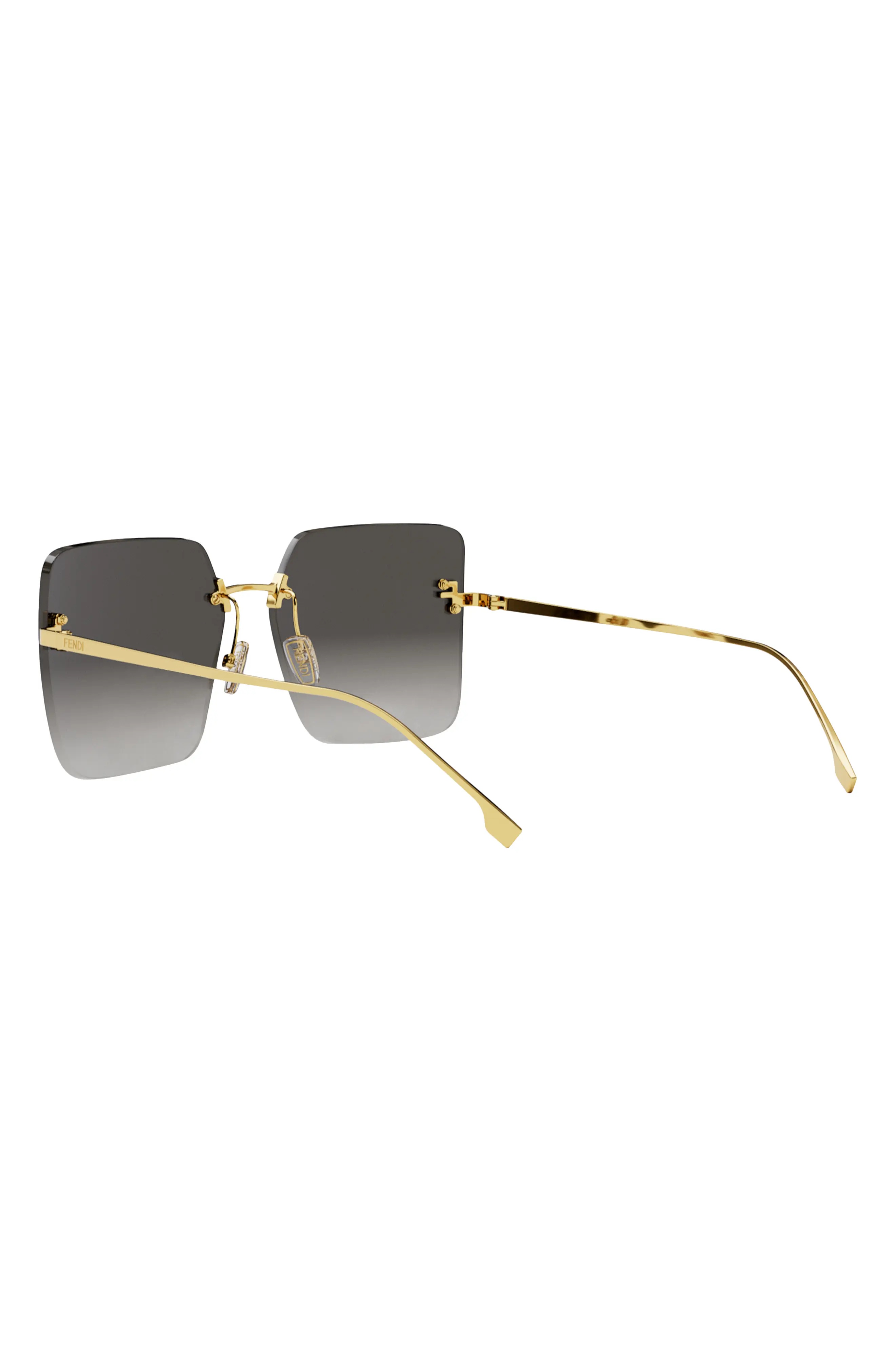 'Fendi First 59mm Geometric Sunglasses - 6