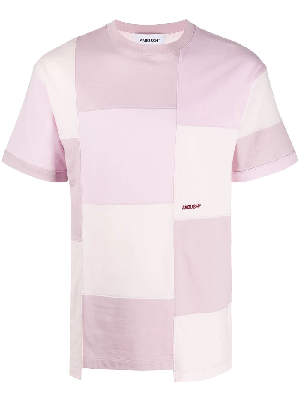 block panel T-shirt - 1