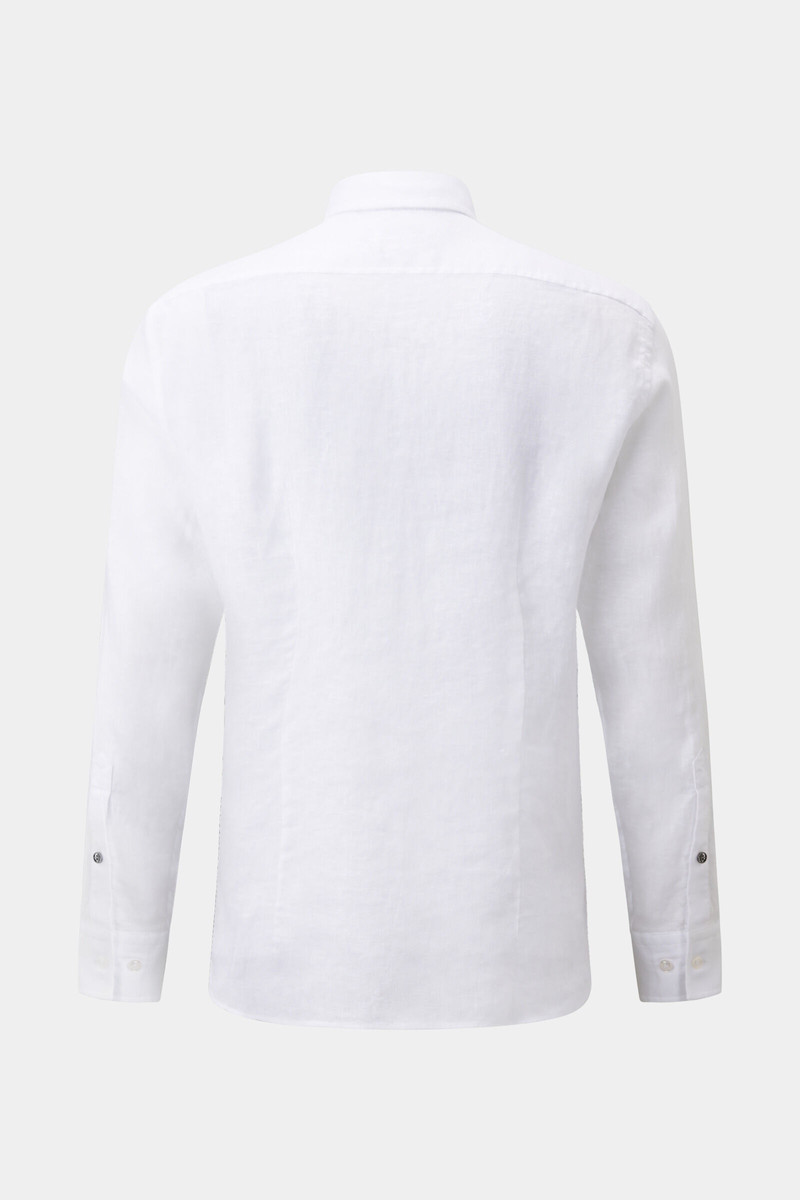 BOGNER Timi linen shirt in White outlook