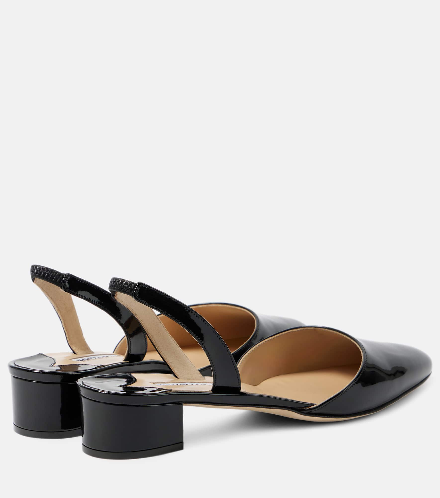 Aspro 30 patent leather slingback pumps - 3