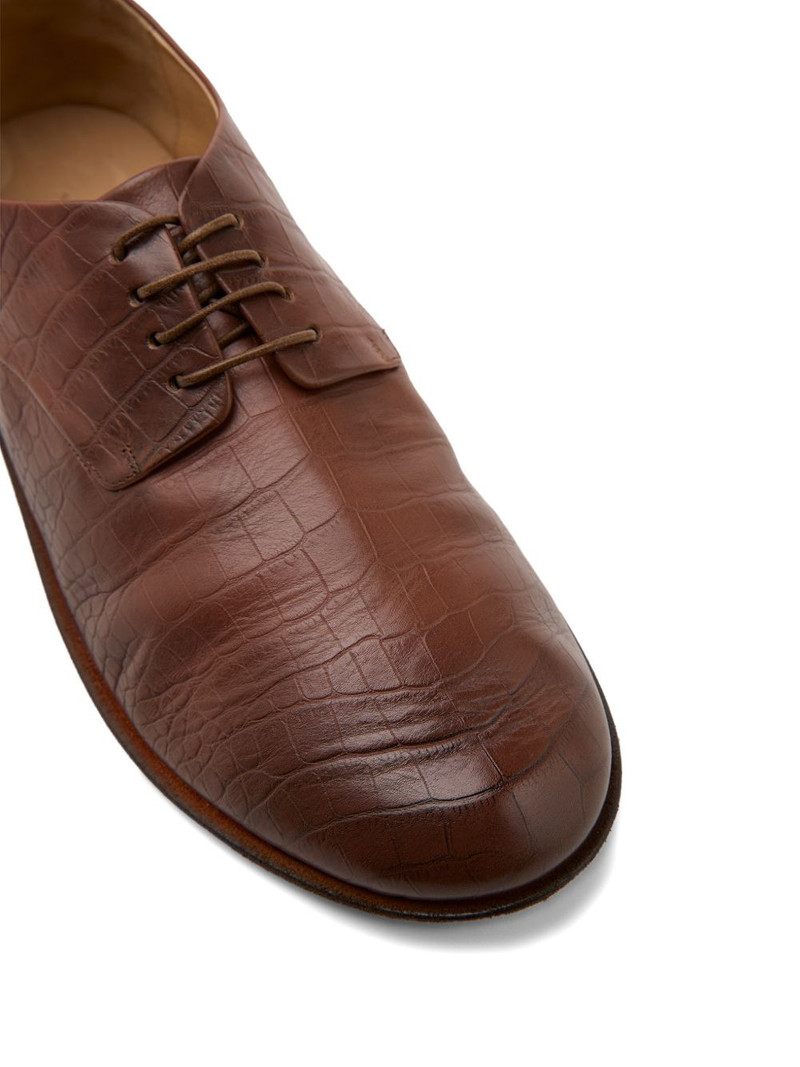 Stucco textured derby shoes 4