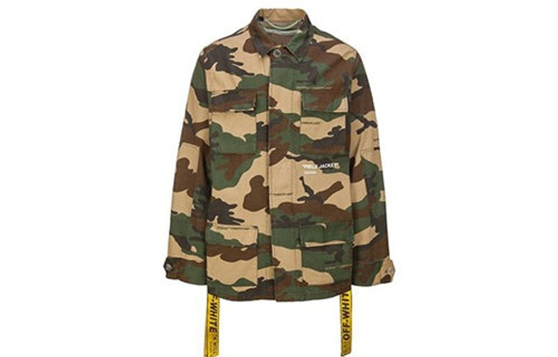 Off-White Off-White Camouflage Multiple Pockets Yellow Cargo Jacket Camouflage OMEL003E180260109901 outlook